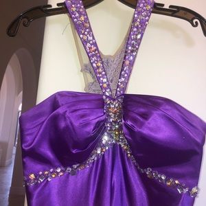 Purple Tiffany Designs Prom dress